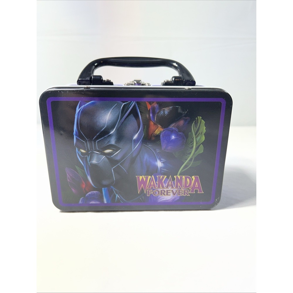 New 2024 Tin Box Company "The Black Panther Wakonda Forever" Mini Lunchbox